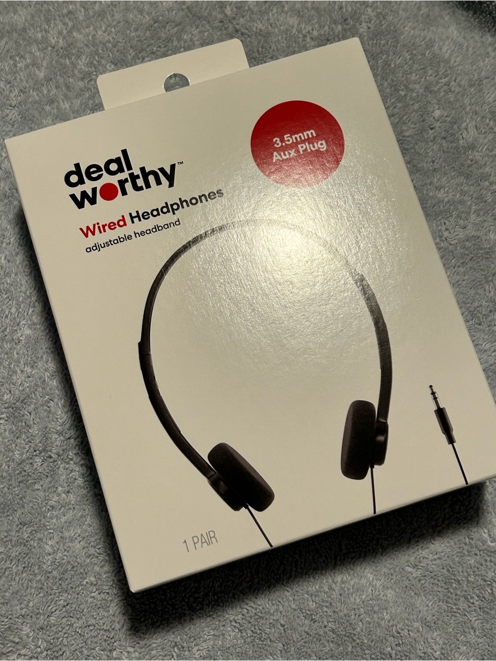 DEAL WORTHY/TARGET 3.5MM WIRED BLACK HEADPHONES/BRAND NEW-IN-BOX & PLASTIC!